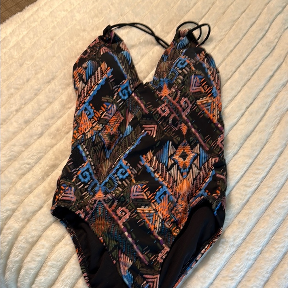 Colorful Geometric One-Piece Swimsuit